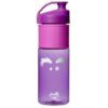 Flip Top Water Bottle : Purple