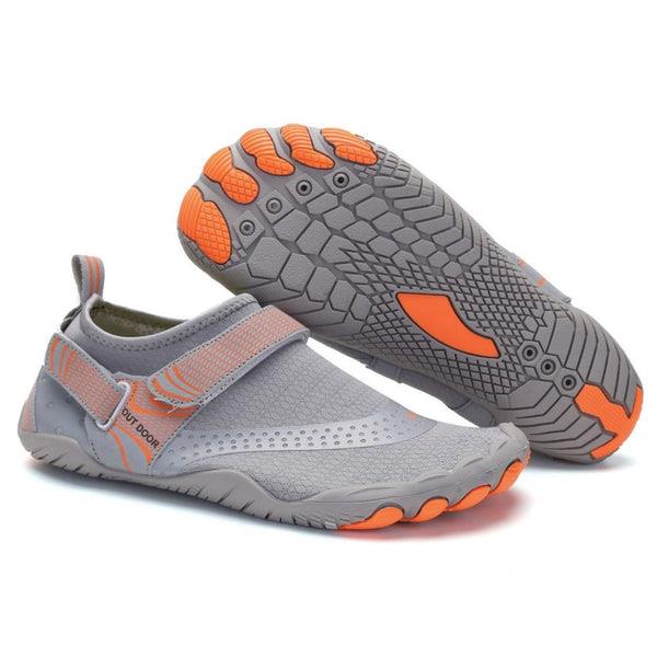 Men Women Water Shoes Barefoot Quick Dry Aqua Sports Shoes - Grey Size EU43 = US8.5 Men Women Water Shoes Barefoot Quick Dry Aqua Sports Shoes - Grey Size EU43 = US8.5