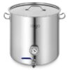 Stainless Steel Brewery Pot 50 L With Beer Valve 40*40cm