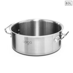 Stock Pot 83 L Top Grade Thick Stainless Steel Stockpot 18/10 Without Lid