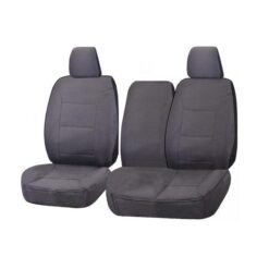 TMD HYUNDAI ILOAD TQ 1-5 08/2008 - 05/2021 SINGLE/CREW CAB UTILITY VAN FRONT BUCKET + _ BENCH WITH FOLD DOWN ARMREST CHARCOAL CHALLENGER
