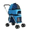 i.Pet Pet Stroller Dog Pram Large Cat Carrier Travel Foldable 4 Wheels Double i.Pet Pet Stroller Dog Pram Large Cat Carrier Travel Foldable 4 Wheels Double