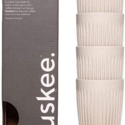 Huskee 12oz Cup 4 packs Natural