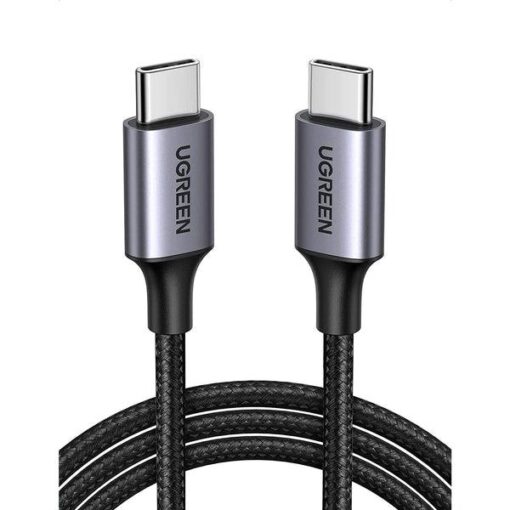 UGREEN 50150 USB-C Male to Male 60W PD Fast Charging Cable 1M