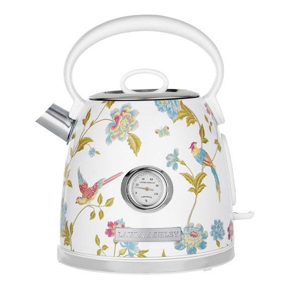 Laura Ashley Elvenden 1.7 Litre Kettle White/Silver Big Tools