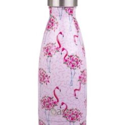 Oasis Stainless Steel Double Wall Insulated Drink Bottle 350Ml - Flamingos 8877FO