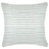Cushion Cover-With Piping-Paint Stripes Pale Mint-45cm x 45cm