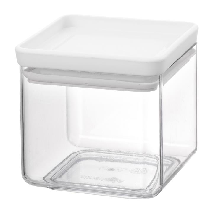 Brabantia Stackable Square Canister, Light Grey Lid, 700ml Big Tools