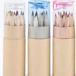 18pcs Mini Colour Pencils Junior Artist Coloured Pencils Kids Drawing Pencil