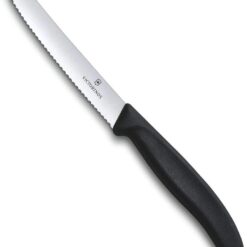 1x Victorinox Standard Wavy Edge Steak and Tomato Knife - Black