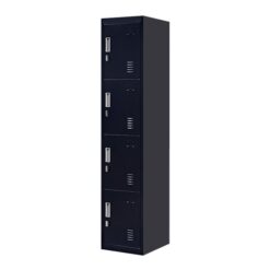 4-Door Vertical Locker for Office Gym Shed School Home Storage