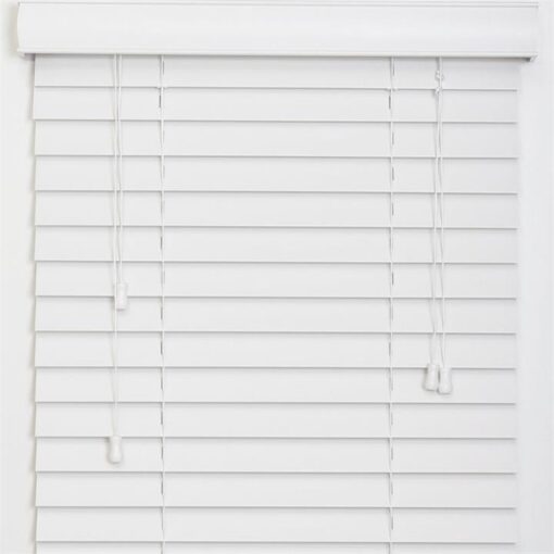 50mm Smooth Slat PVC Venetian Blinds White/Stone