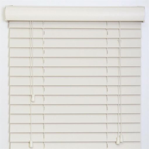 50mm Smooth Slat PVC Venetian Blinds White/Stone