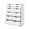 6 Chest of Drawers Tallboy Cabinet Storage Dresser Table Bedroom Storage