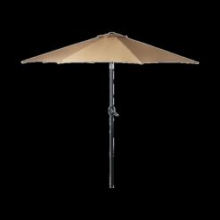 9FT Patio Umbrella Outdoor Garden Table Umbrella with 8 Sturdy Ribs