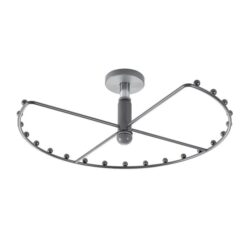 A Series Rotating Clothes Rack - Holds 20 Hangers - Fits 900mm Corner Cabinet