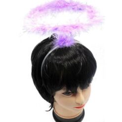 ANGEL HEADBAND Fairy Halo Hair Hoop Costume Dress Up Party - Violet Purple