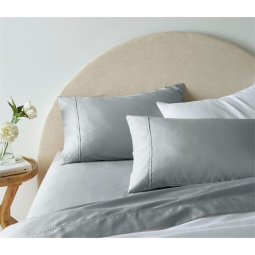 Accessorize 1900TC Cotton Rich Sheet Set, Queen, Grey