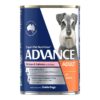 Advance Adult All Breed Chicken & Salmon With Rice Wet Dog Food 700gm 12 Cans