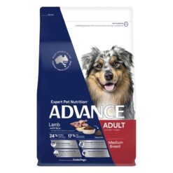 Advance Adult Medium Breed Lamb With Rice Dry Dog Food 3 Kg