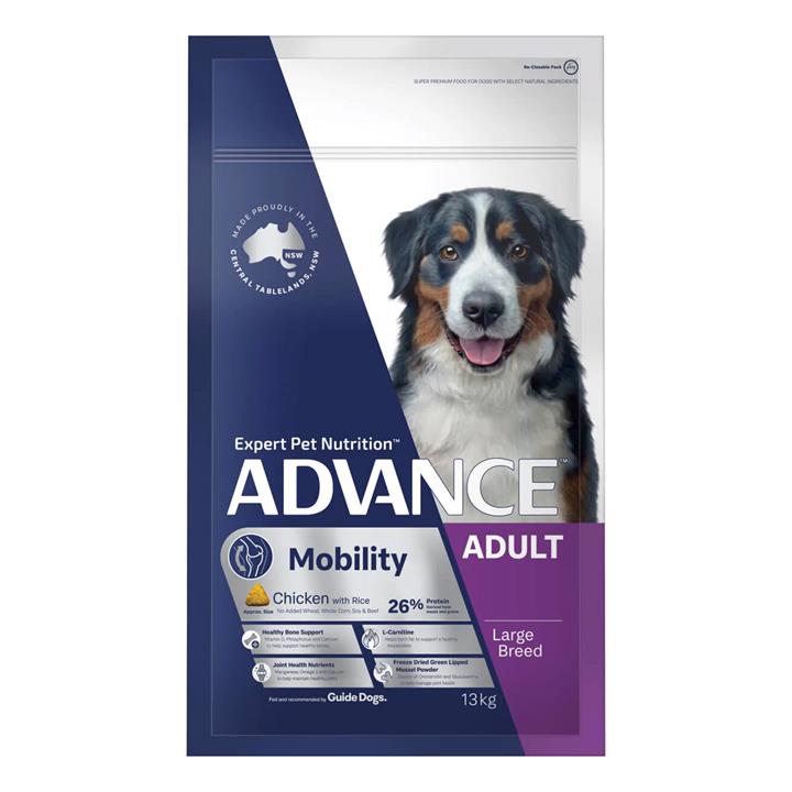 Advance Mobility Adult Large Breed Chicken With Rice Dog Dry Food 13 Kg Advance Mobility Adult Large Breed Chicken With Rice Dog Dry Food 13 Kg