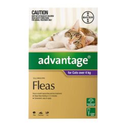 Advantage For Cats For Cats Over 4kg (Purple) 6 Doses
