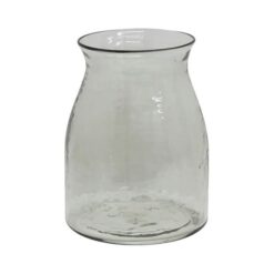 Aiffres Dappled Glass Fluted Vase