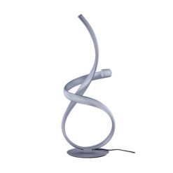 Ainhoa Metal LED Table Lamp, Satin Chrome