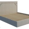 Allison custom upholstered bed with choice of standard base Allison custom upholstered bed with choice of standard base