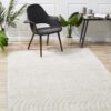 Allure Ivory Cotton Rayon Rug by Rug Culture - 225X155CM