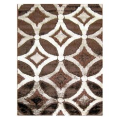 Alodia Luxury Shaggy Rug, 200x290cm, Brown