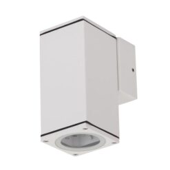Alpha IP65 Exterior Dimmable LED Down Wall Light, 6W, CCT, White