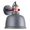 Alta Iron Wall Light, Matt Grey