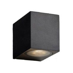 Ames IP54 Exterior Down Wall Light, Square, Black