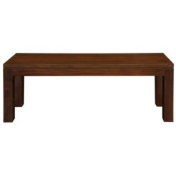 Amsterdam Mahogany Timber Dining Bench, 120cm, Mahogany