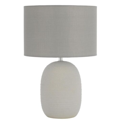 Arbro Ceramic Base Table Lamp, Grey