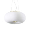 Arizona Pleated Glass Pendant Light, Small