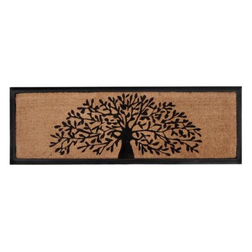 Arylla Rubber Boarded Coir Doormat, 120x40cm