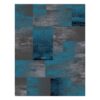 Aspire Storm Modern Rug, 80x150cm, Blue