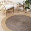 Atrium Polo Charcoal Round By Rug Culture - 150X150CM - ROUND
