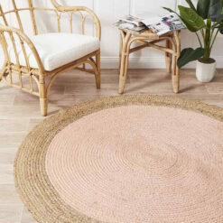 Atrium Polo Pink By Rug Culture - 240X240CM - ROUND