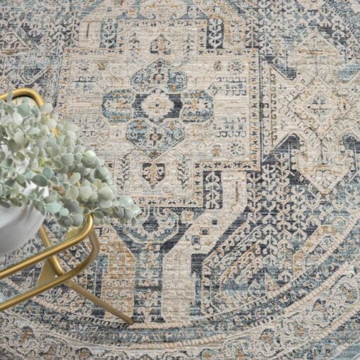 Aubre Contemporary Area Rug - Charcoal - 240x240