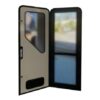 Aussie Traveller 1750x675 Radius Top Left Hand Hinge White DC Door
