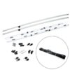 Aussie Traveller White Anti-Flap Kit (AFK) Pro+ Bundle with 2 x Mini Curved Rafter