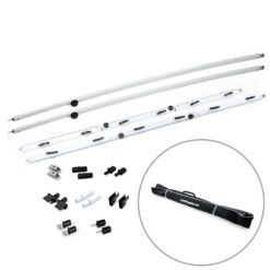 Aussie Traveller White Anti-Flap Kit (AFK) Pro+ Bundle with 2 x Mini Curved Rafter