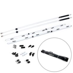 Aussie Traveller White Anti-Flap Kit (AFK) Pro+ Bundle with 2 x Mini LED Curved Rafter