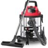 BAUMR-AG 20L Cordless Wet & Dry Vacuum Cleaner Kit, with 4Ah battery and Charger, Blower, HEPA Filter, Accessories, Stainless Steel, for Car, Home, Garage