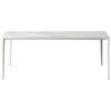 BKC Innovation S Commercial Grade Porcelain Top Console Table, 180cm, Calacatta Oro / White
