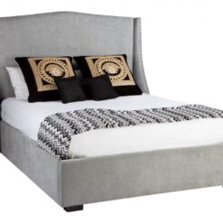Balmoral custom upholstered bed with choice of standard base