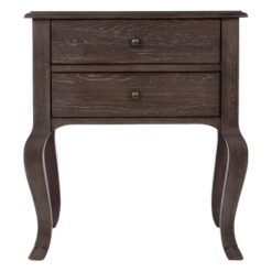 Barnolin American Oak Timber Bedside Table